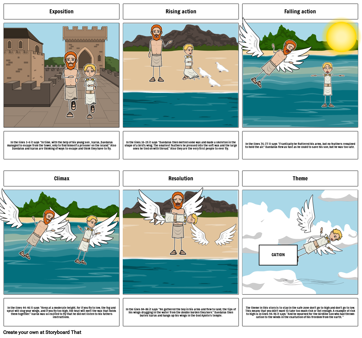 ICARUS&DAEDALUS Storyboard por 57b84e0e