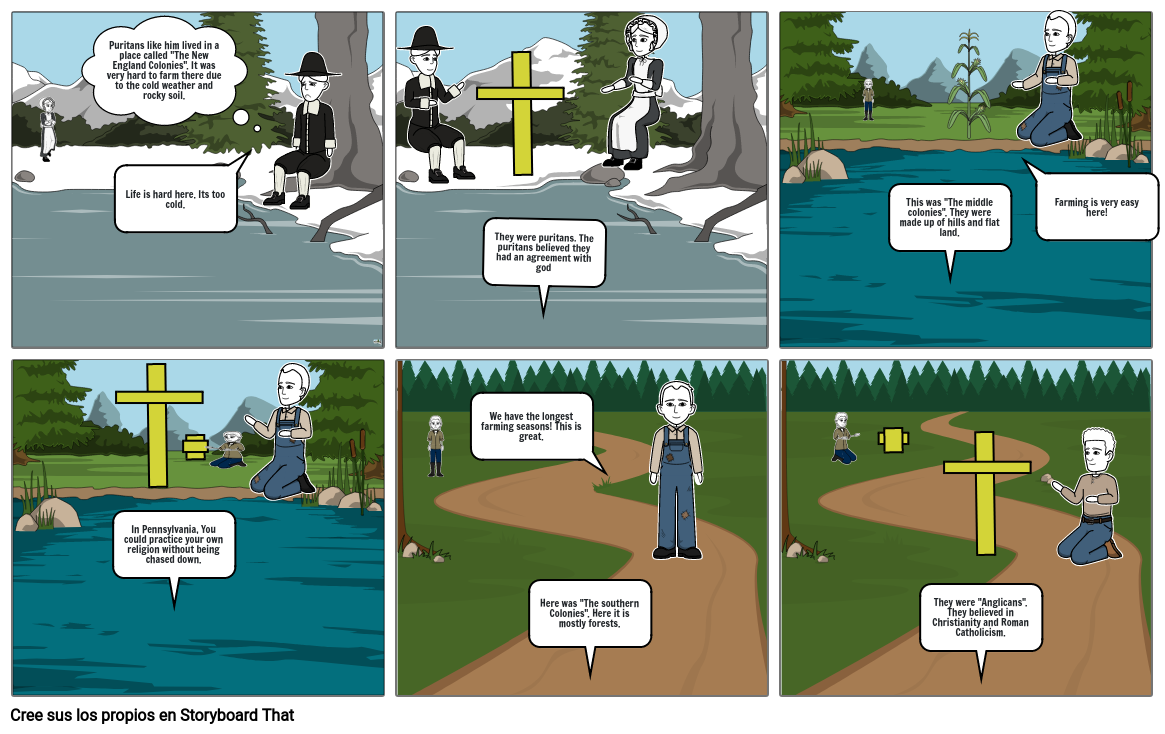 The 13 Colonies Storyboard By 57d2f801