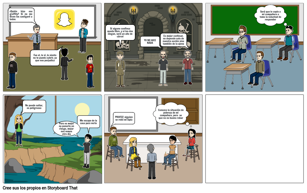 Comic Dilemas Morales Y éticos Storyboard By 5816ef2c 0930