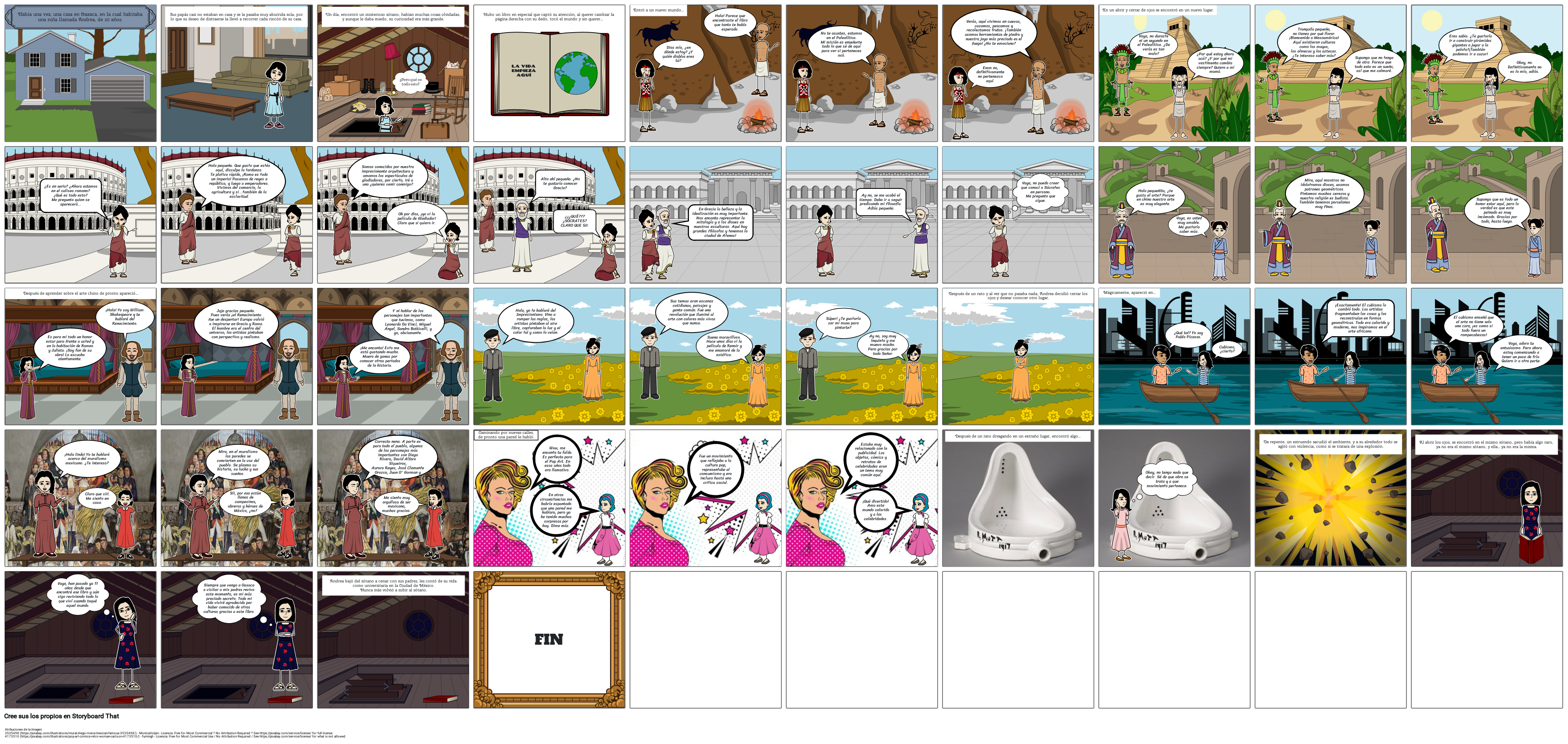 Cómic Historia del Arte