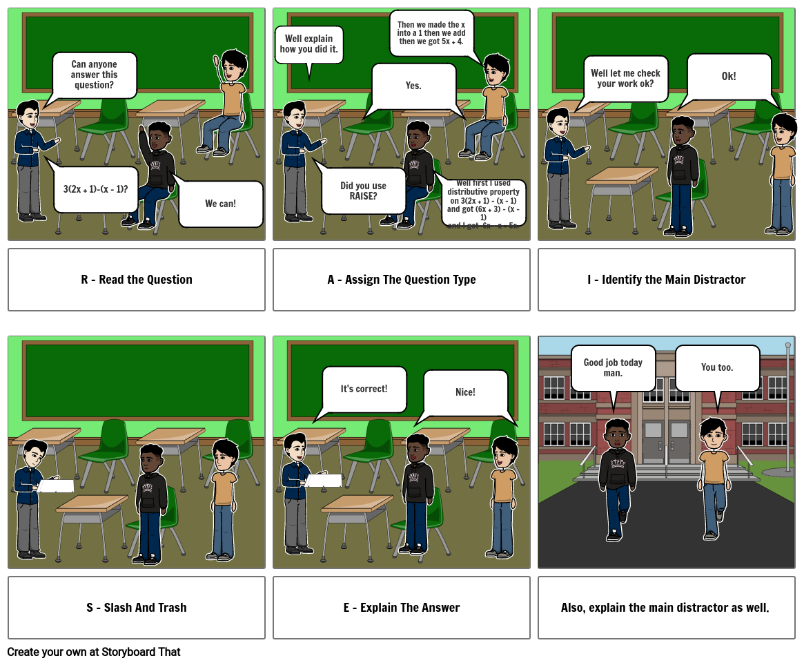 Math Cartoon Storyboard by 5859c594