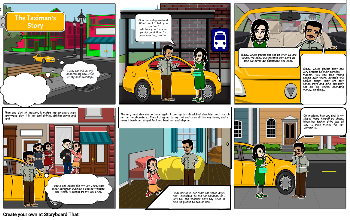 Past and Present Storyboard por 58efb2e9