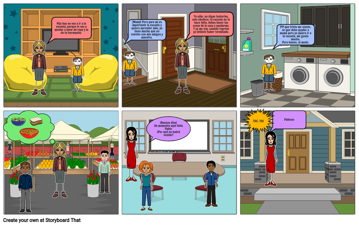 Los Valores Storyboard By 590cd9a4 5567