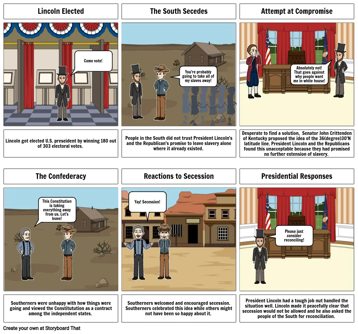 History Comic Strip