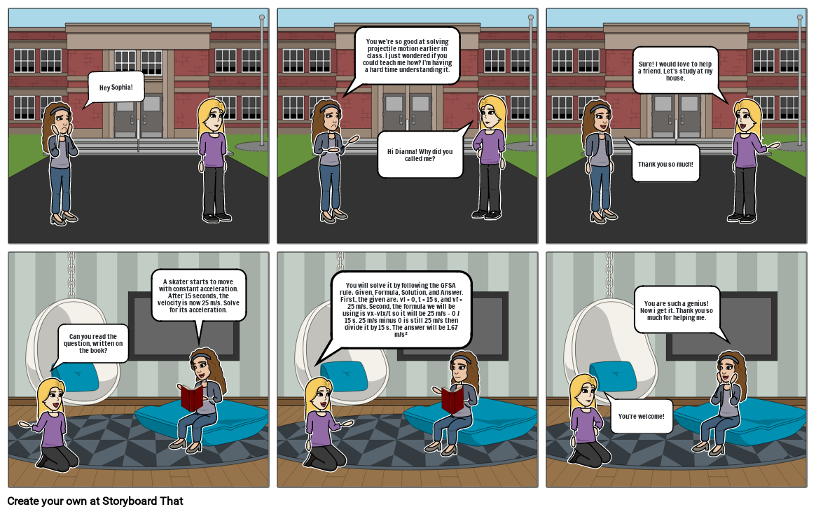 solving-projectile-motion-storyboard-by-5a5c5a1f