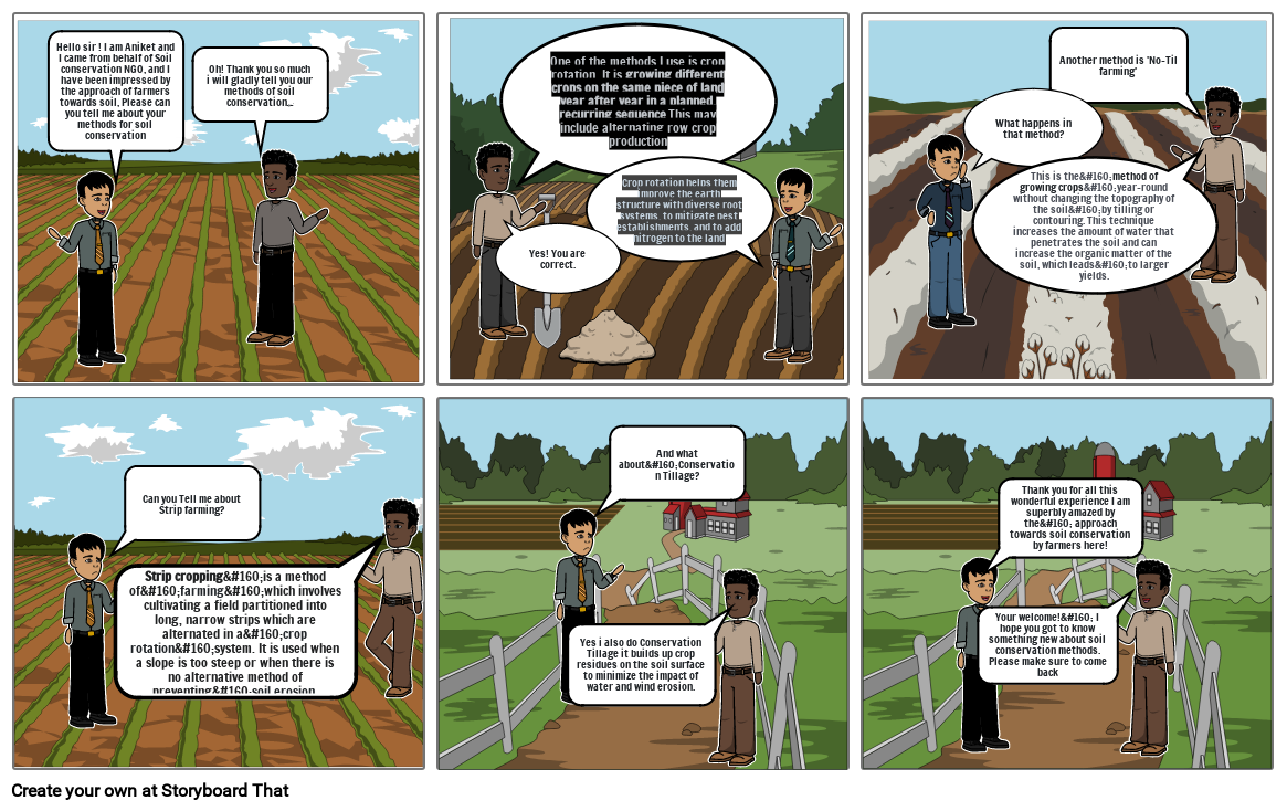 Soil conservation Storyboard by 5aa03876