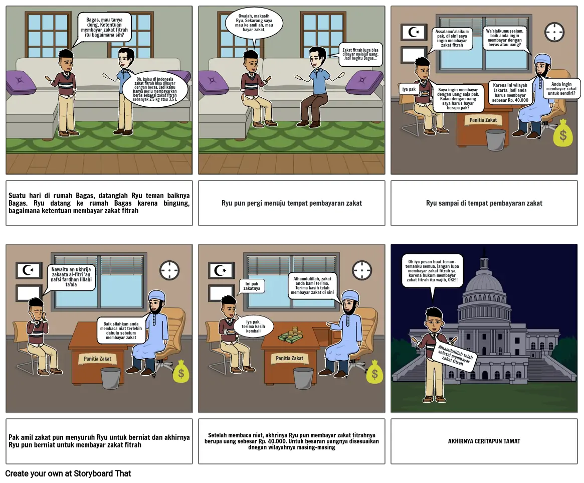 STORYBOARD PENGELOLAAN ZAKAT