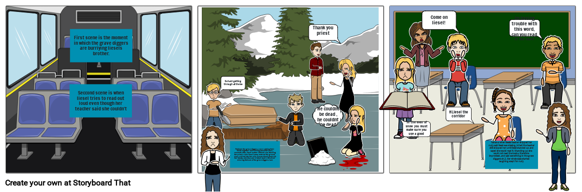 The book thief Storyboard por 5b0233f8