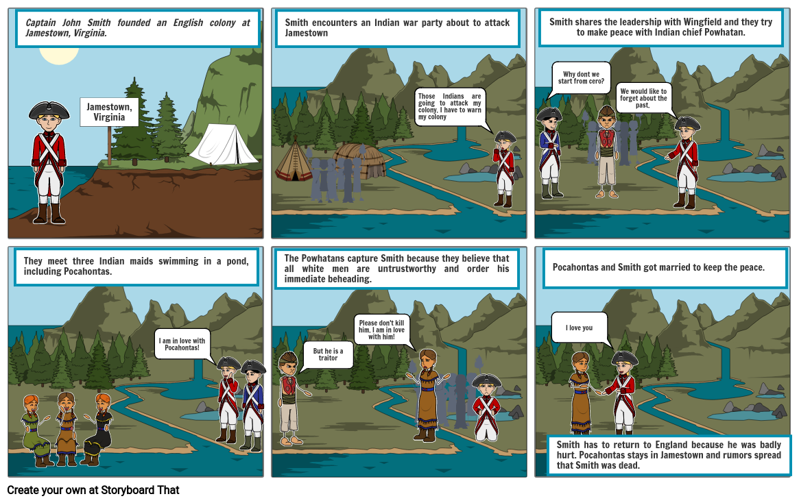 Pocahontas Storyboard by 5b1ca926