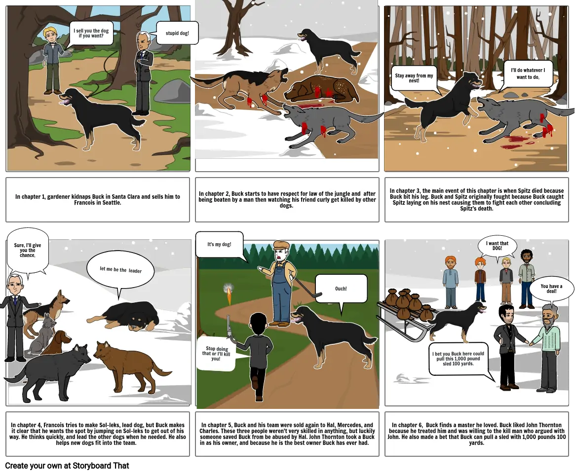 The Call of wildness comic