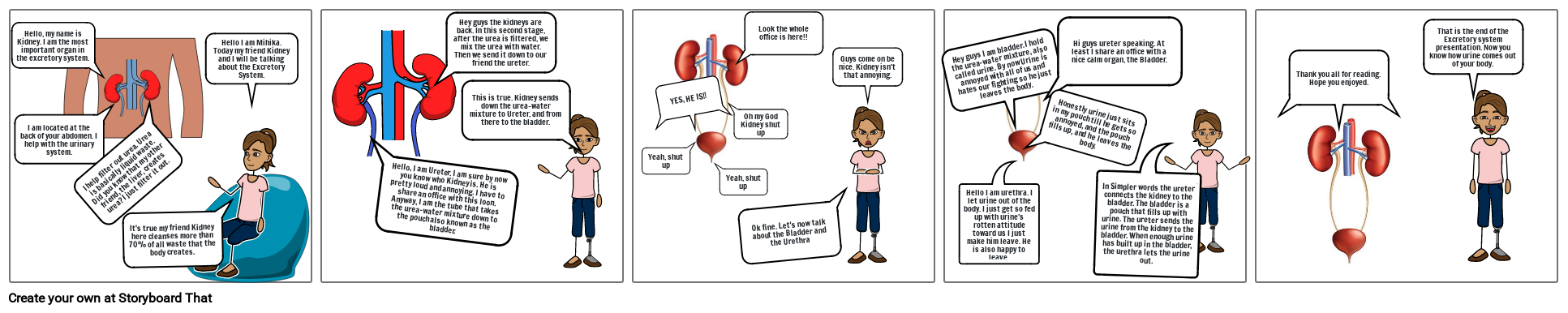 Excretory System Comic