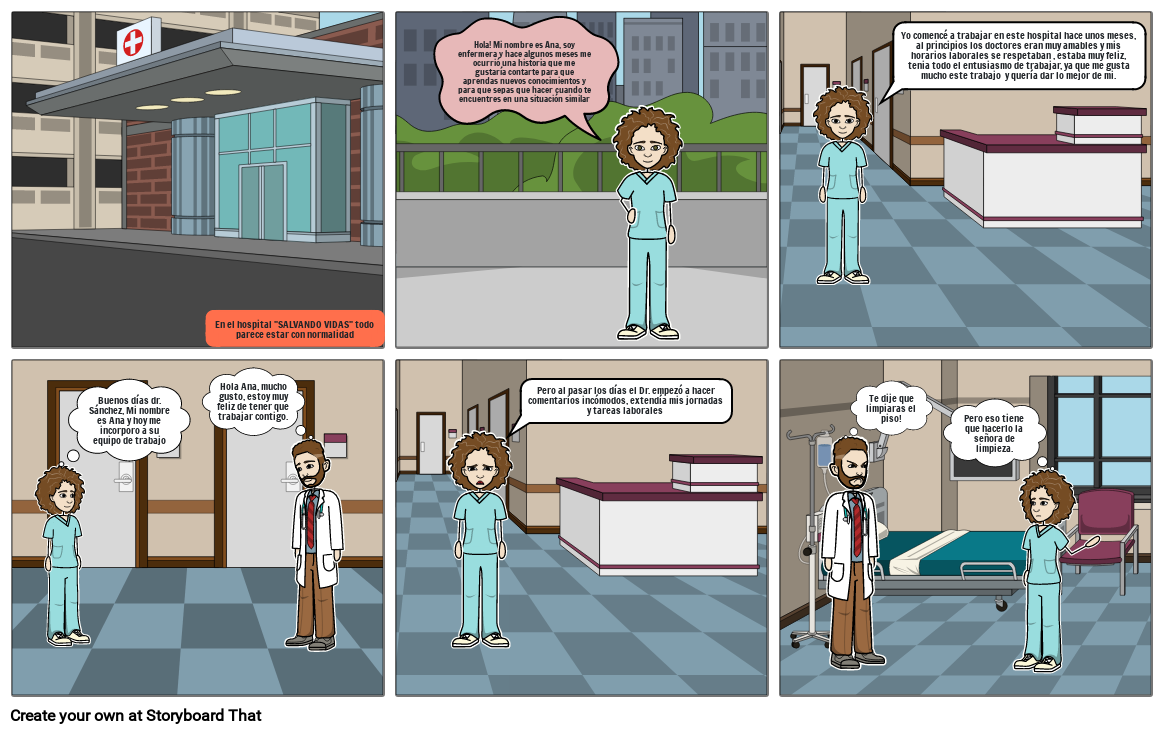 Acoso Laboral Storyboard By 5bcac740