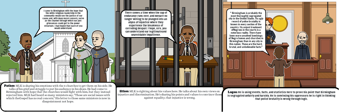 Letter From Birmingham Jail- Storyboard