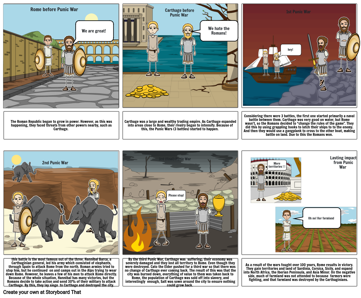 Punic War Storyboard by 5c5fcd69