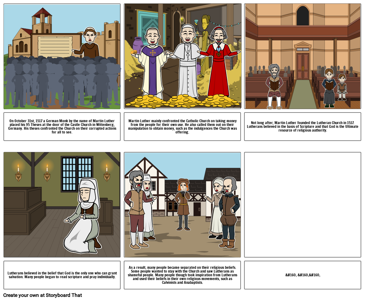 Reformation Comic Strip