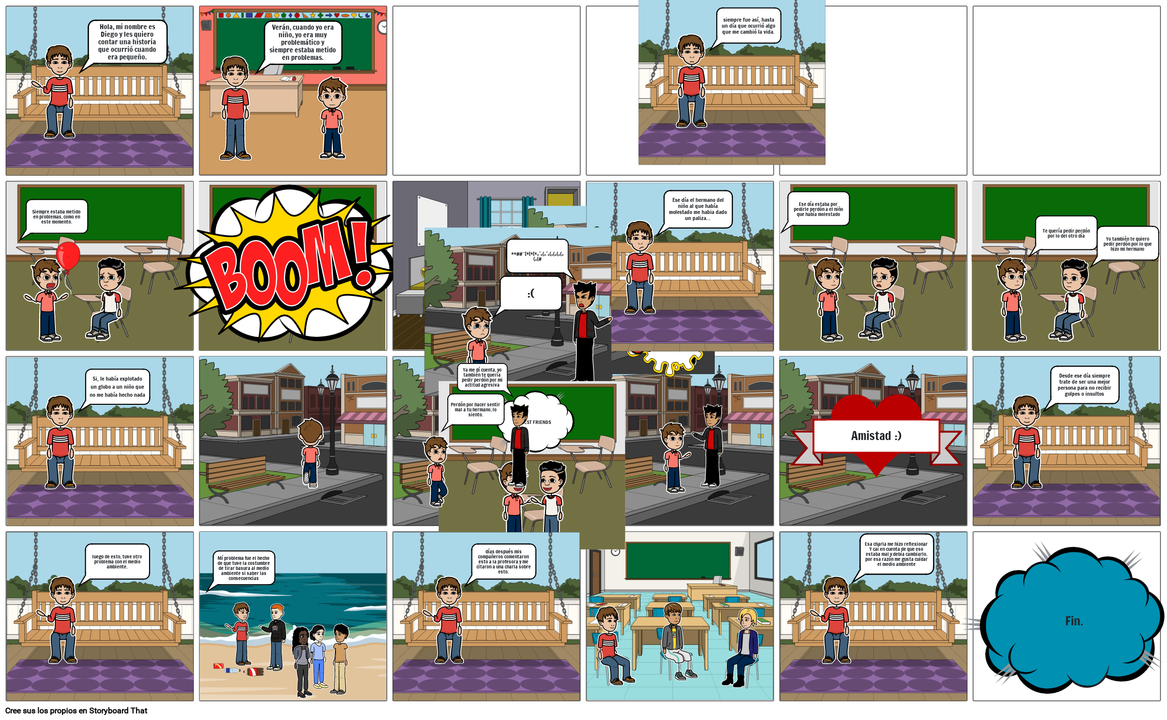 Los Valores Storyboard By 5cb8efc4