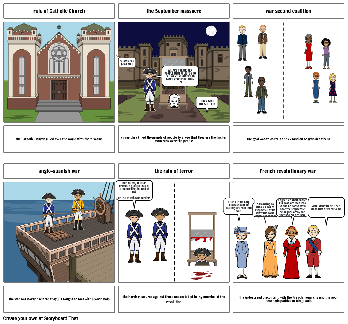 French revelation Storyboard by 5d464718