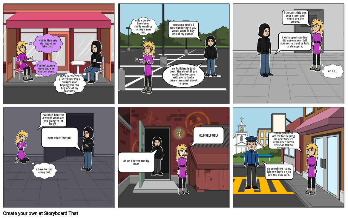 don't trust strangers Storyboard by 5d7dc481