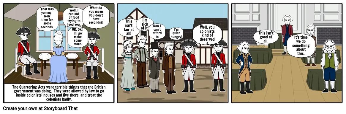 Demonstration of How Bad the Quartering Acts Were
