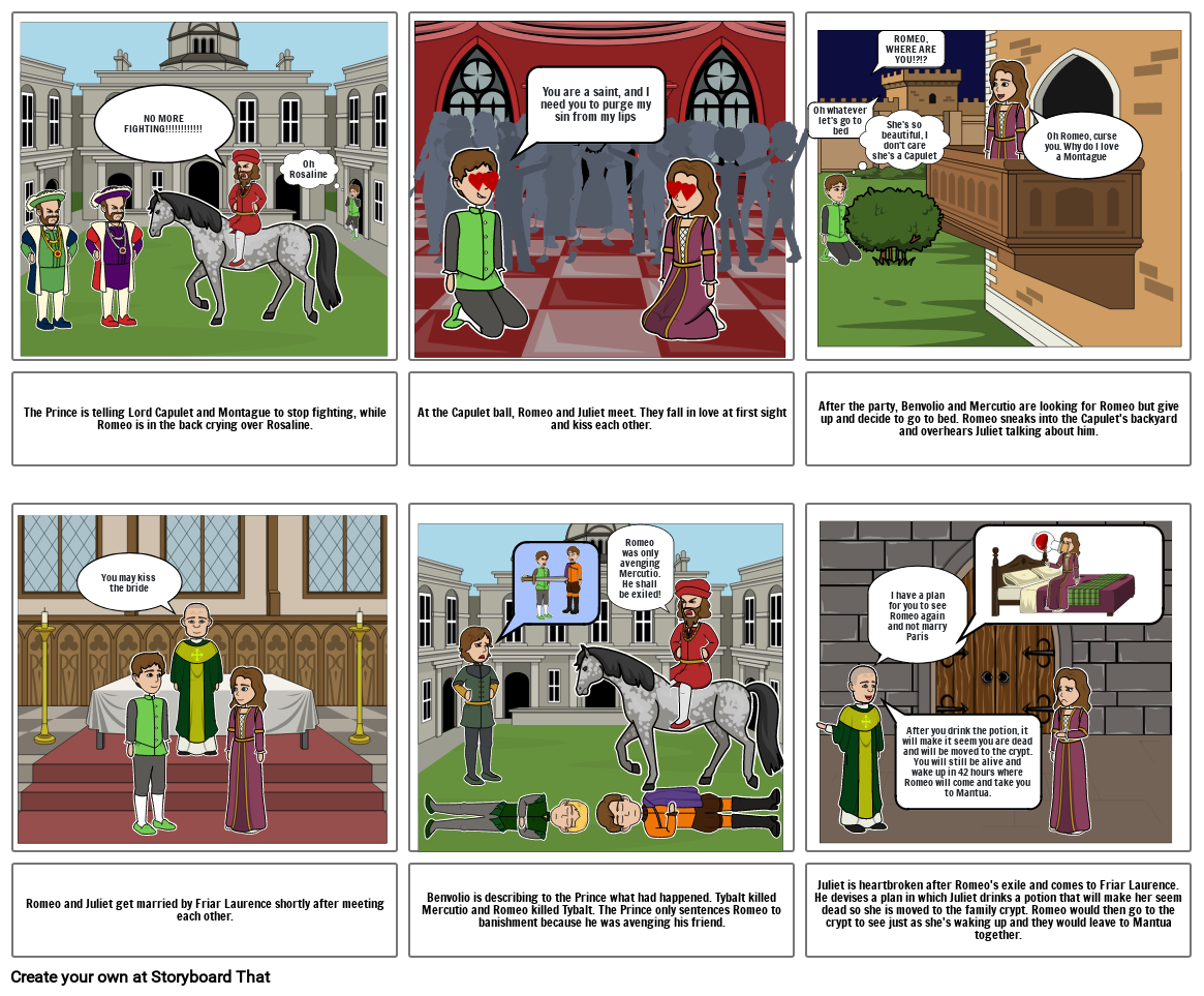 Romeo and Juliet 1 Storyboard by 5deb6e4e