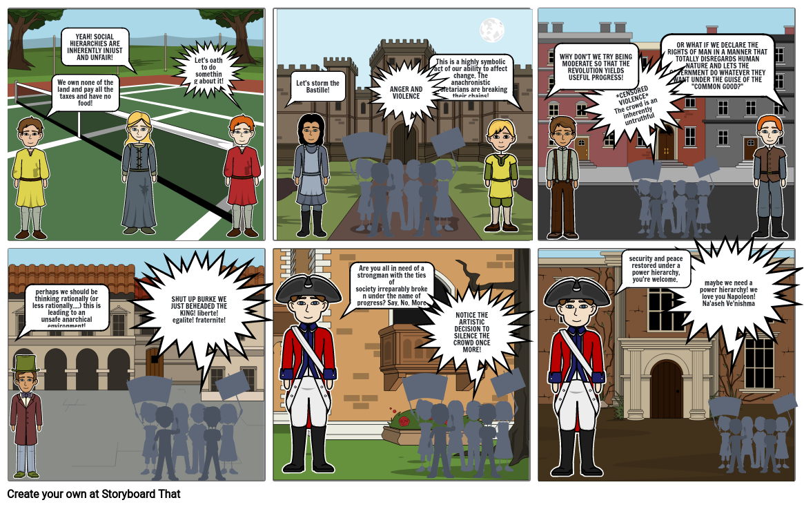 French Revolution Storyboard by 5dece1ad