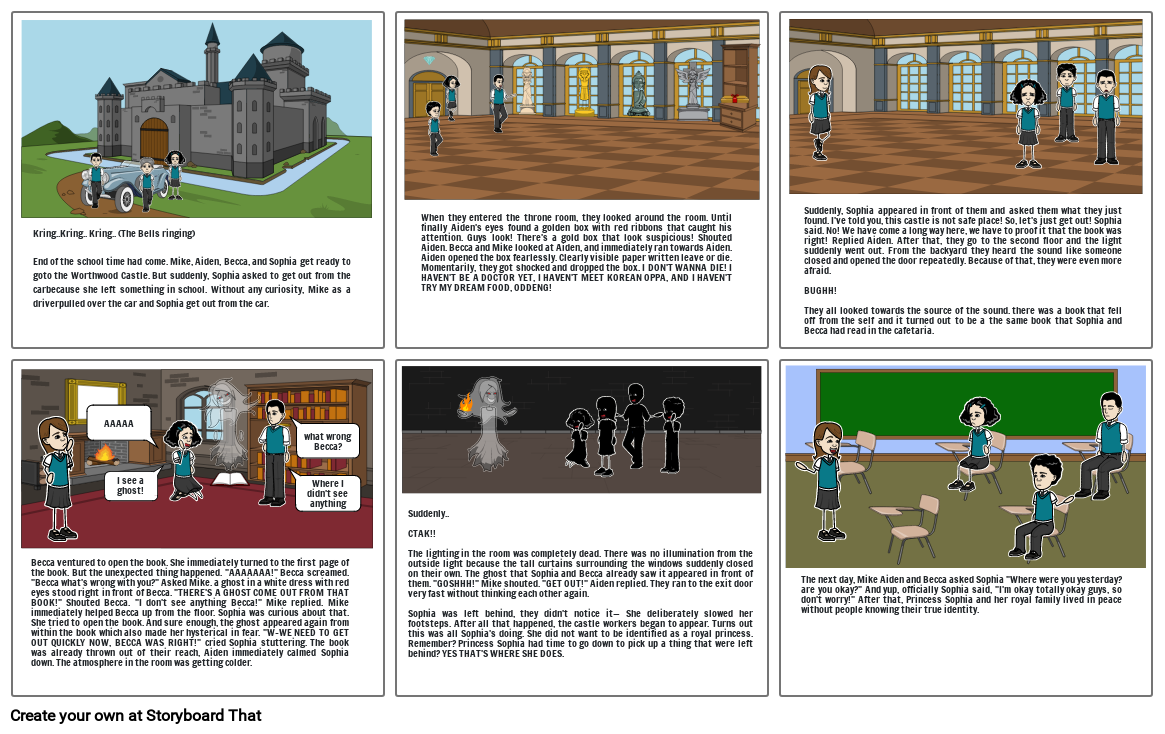 English Project Storyboard By 5e5a18d0