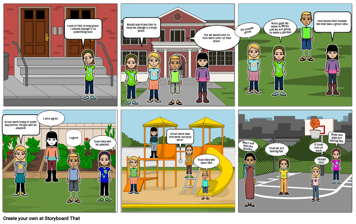 Helping our commity Storyboard by 5e8e6ecd