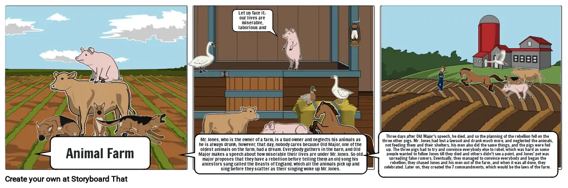 Animal Farm chapter 1-5