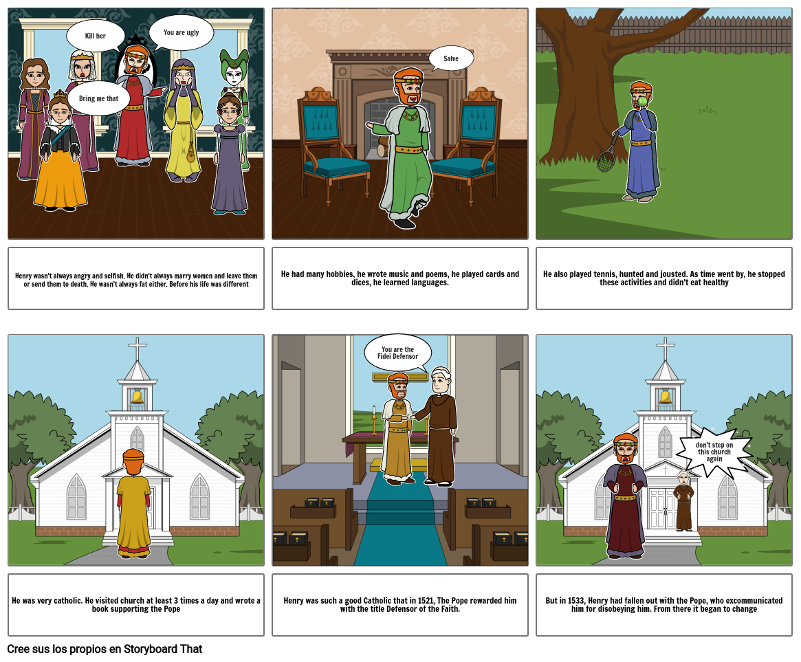 1.2 What was young Henry VIII like? Storyboard