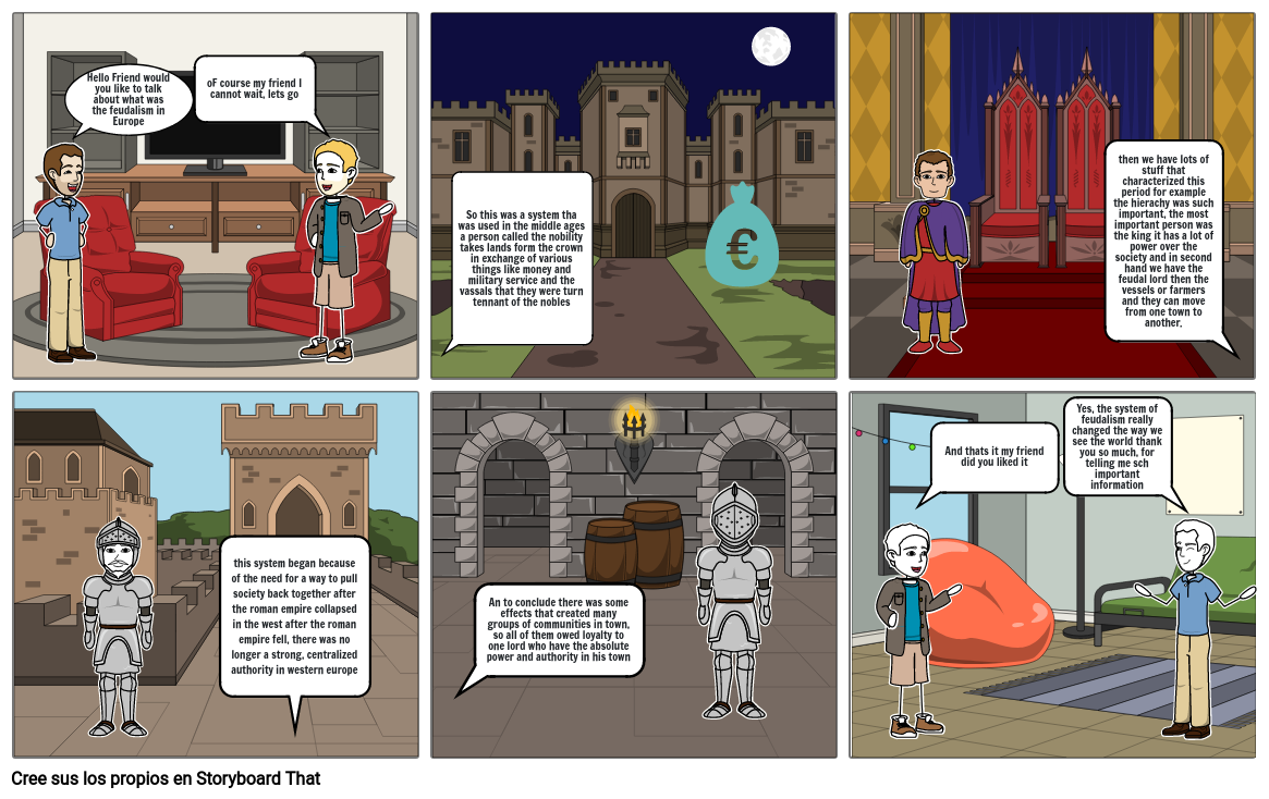 World history Feudalism Assesment Storyboard by 5f71577c