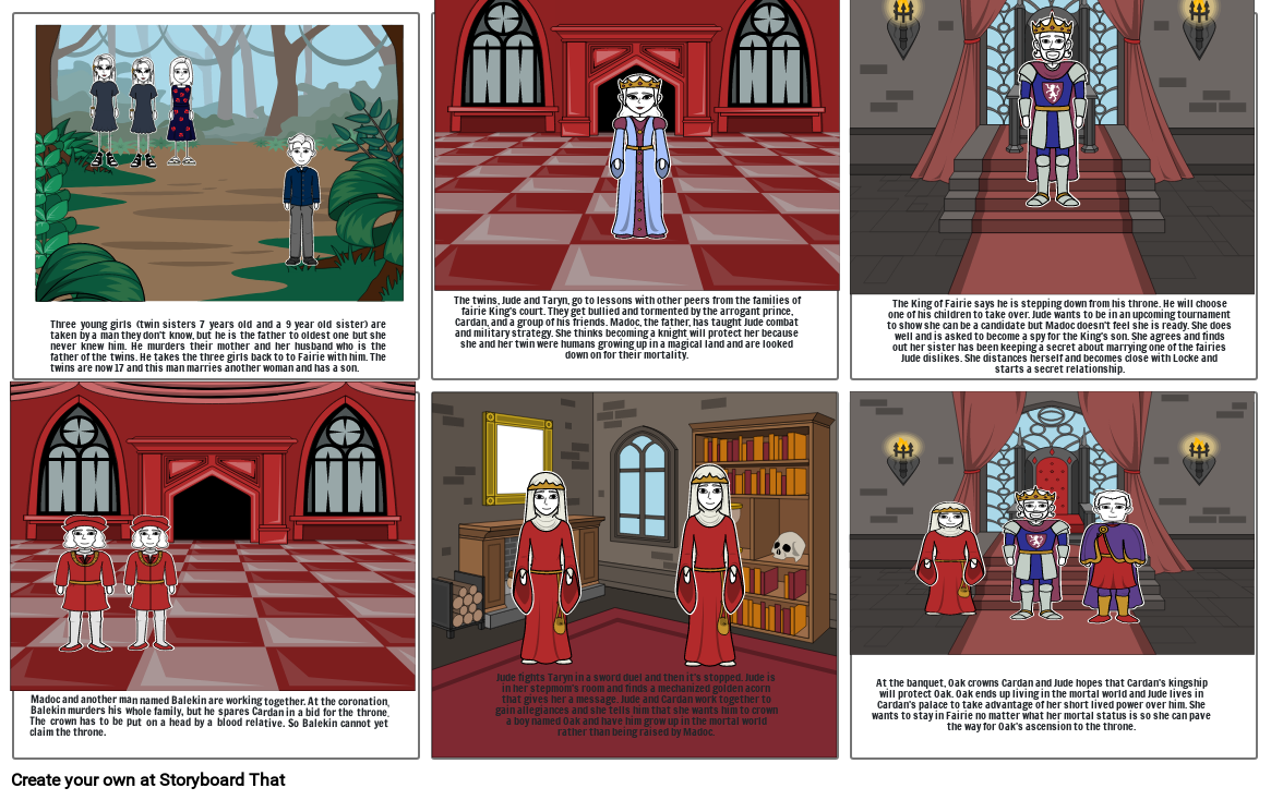 The Cruel Prince Storyboard by 5f94c7a6