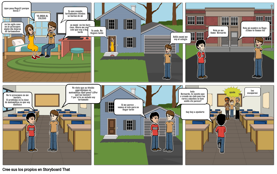 COMIC: EL CLUB DE LOS RAROS 2 Storyboard by 5fcae4d2