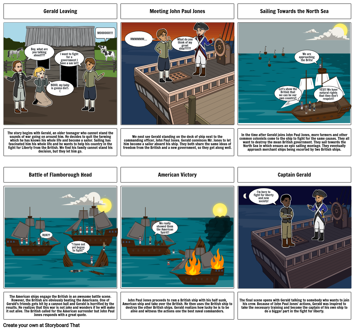 American Revolution Storyboard Storyboard by 5ffaca39