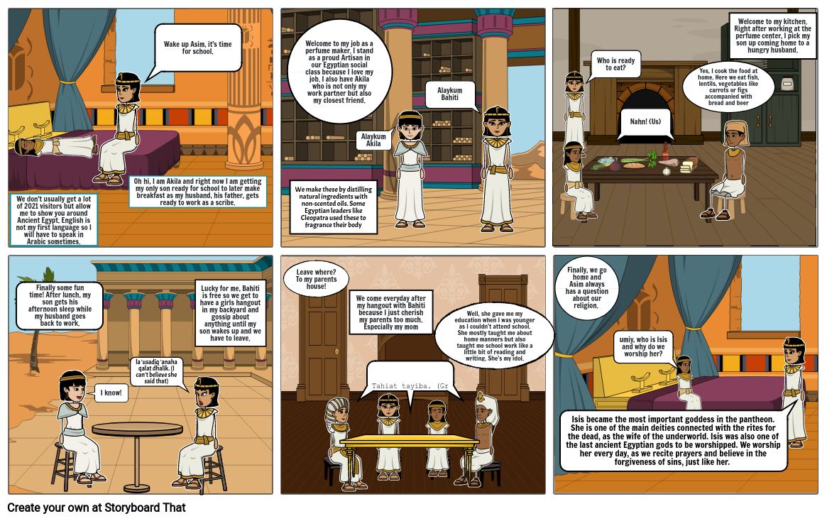 Ancient Egypt Storyboard Por 601c8061