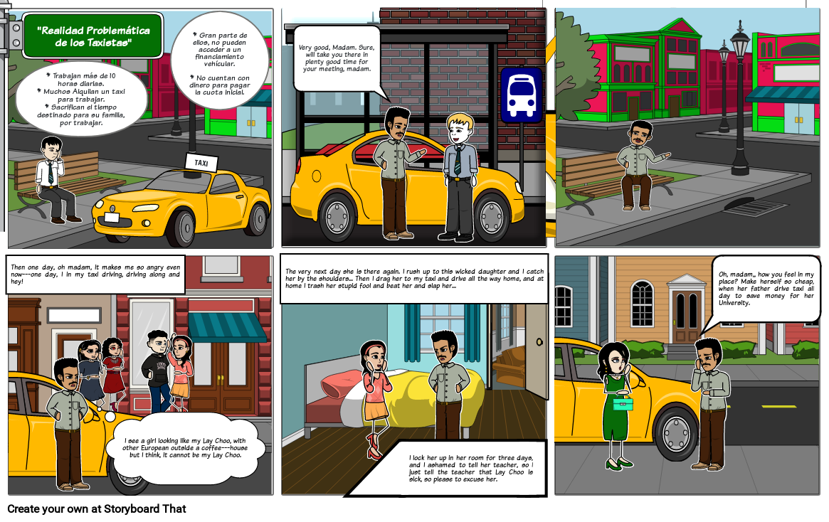 PLAN TAXI PROPIO Storyboard by 602ced76