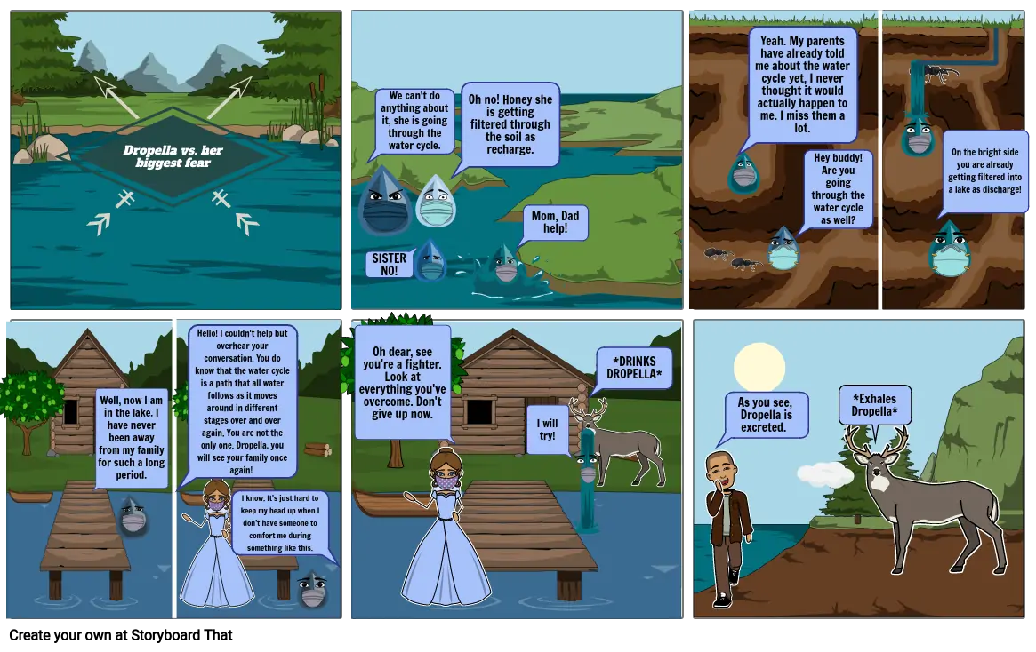 Water Cycle Comic Strip AOL