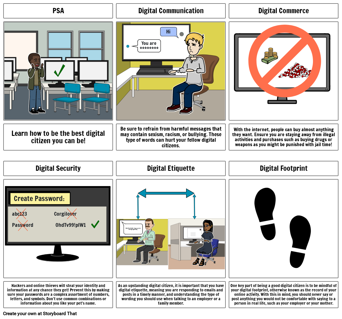 PSA - Important Components of Digital Citizenship