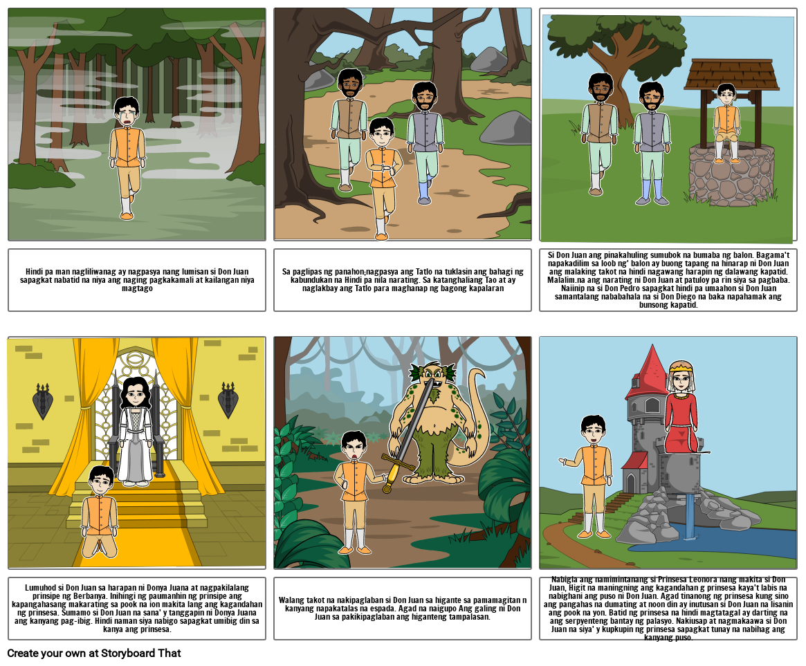 Ibong Adarna Storyboard By 605bce8e