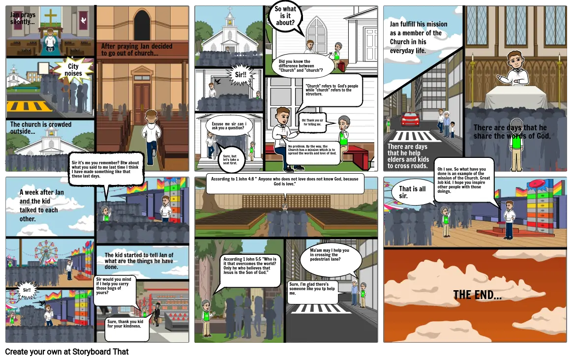 The Mission of the Church Storyboard por 6076dce9