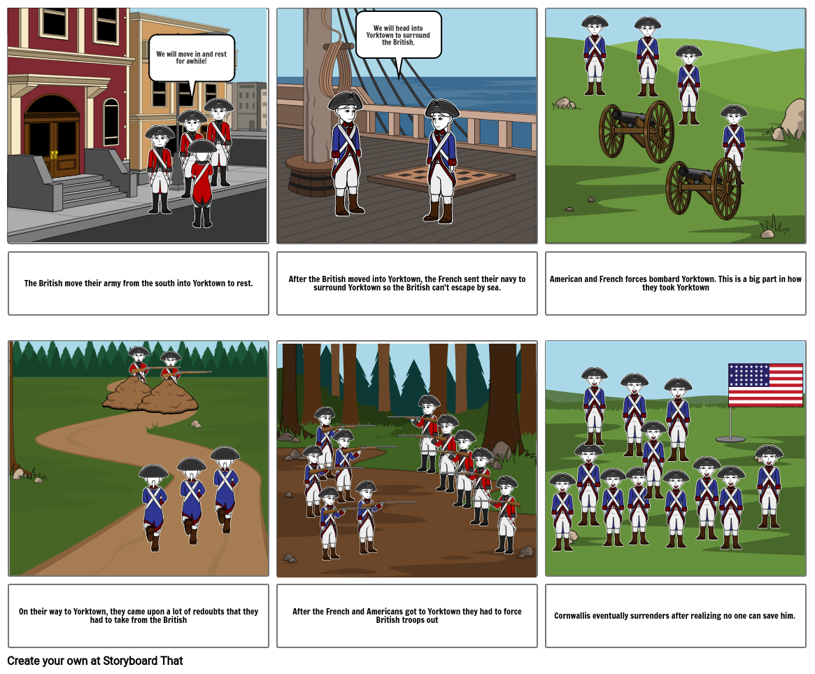 Yorktown and SurrenderIsaac Storyboard by 60c8ab12