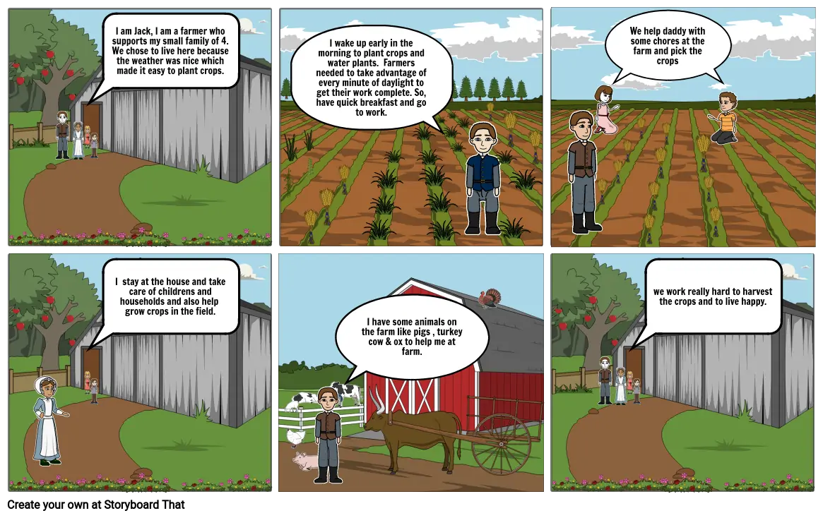 Avaneesh : Colonial VA Farmers comic strip