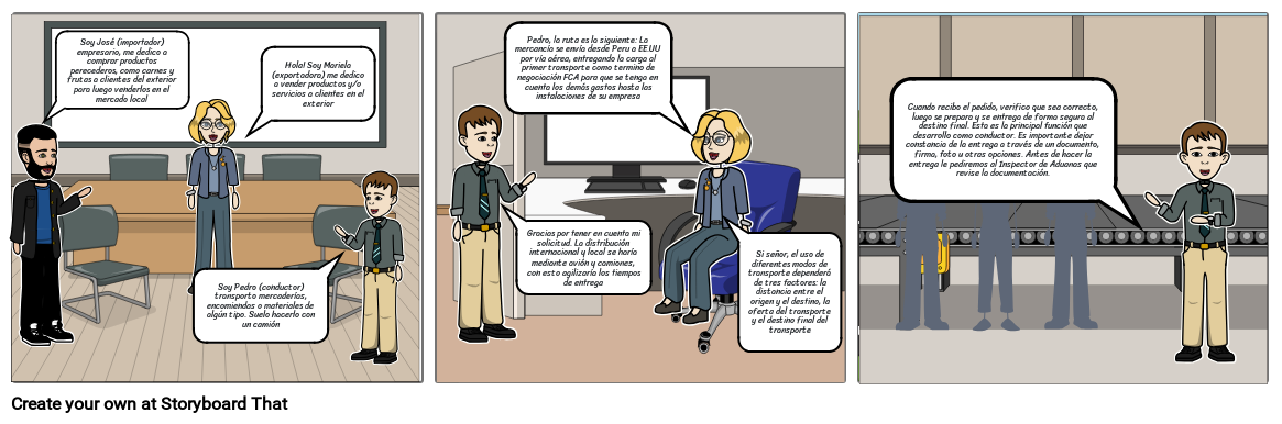 storyborad de logistica