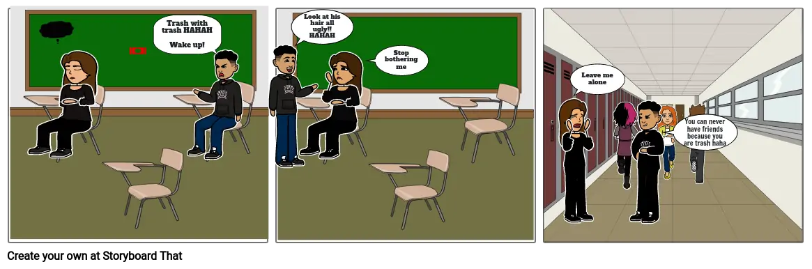 Bullying Comic Strip