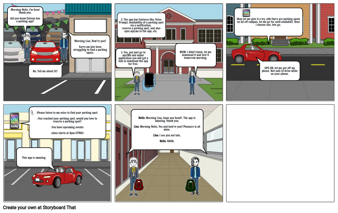 Parking System Storyboard by 622fcfe9