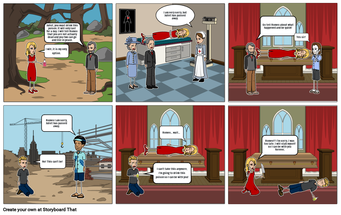 Romeo And Juliet Death Scene Storyboard By 631faefc Romeo And Juliet Death Scene Storyboard By 631faefc