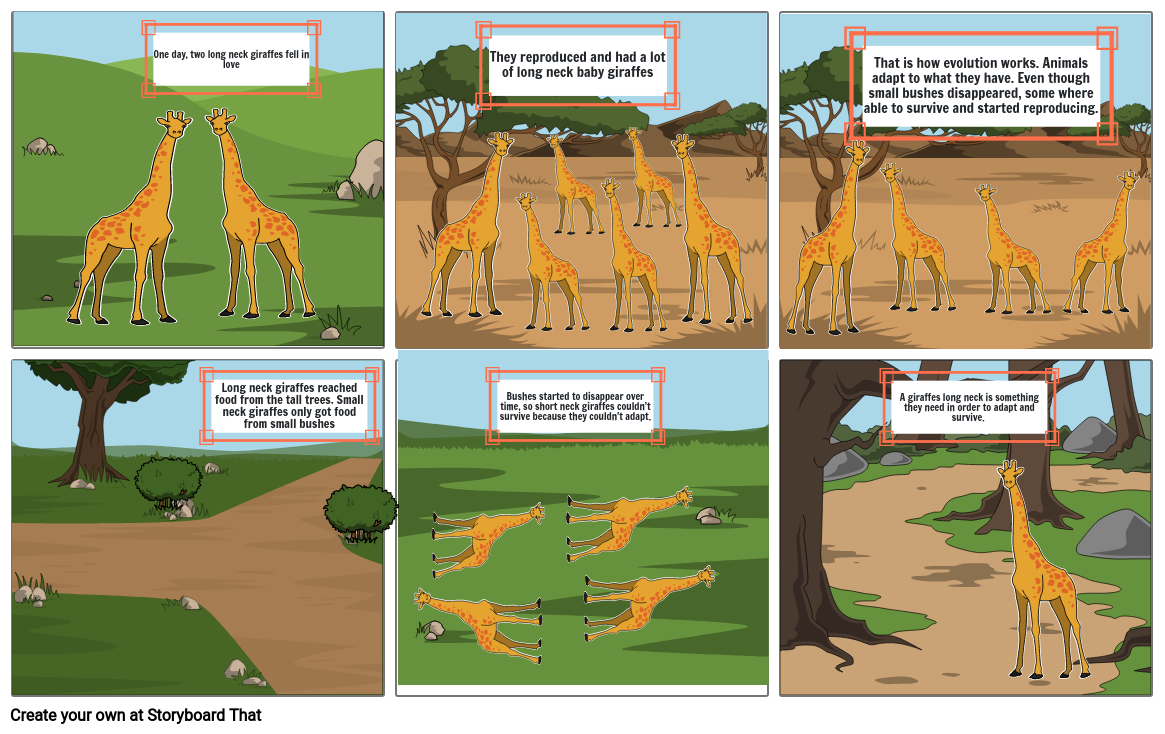 giraffe Storyboard by 63f7de77