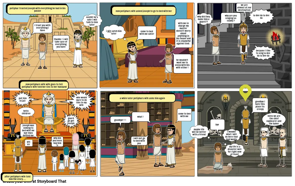 josepph and pharaohs wife