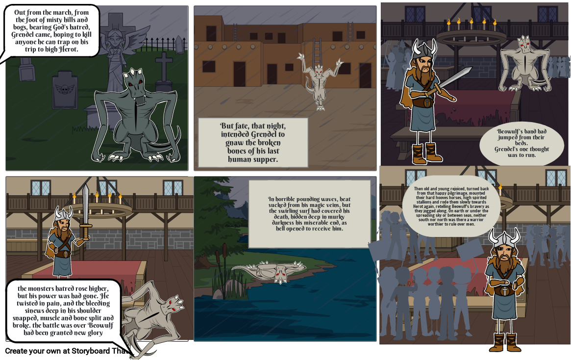 Beowulf Comic Strip