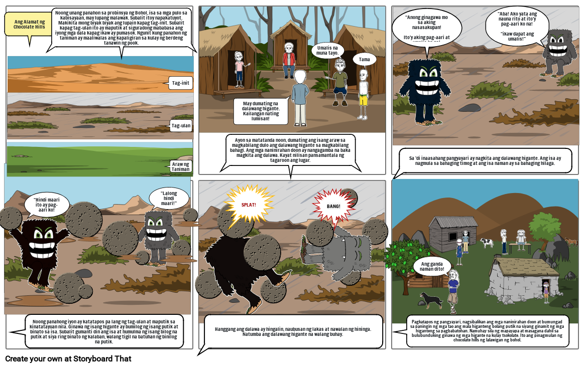 Alamat ng Chocolate Hills 2 Storyboard por 64c7ea3b