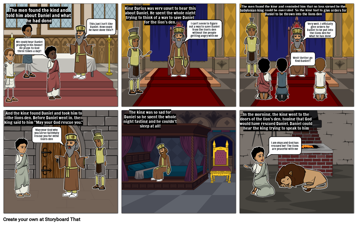 Daniel In The Lion&#39;s Den Page 3